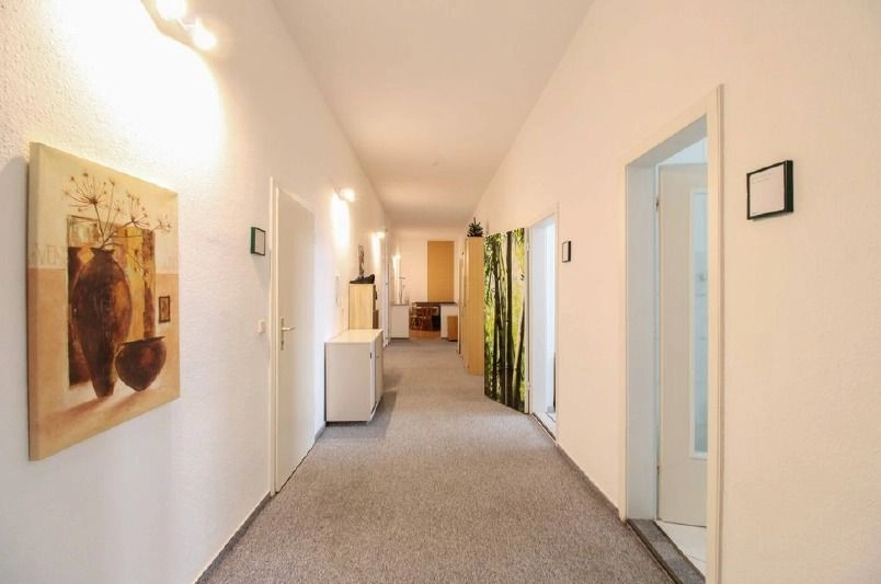 Flur und Gemeinschaftsbereich im Studentenwohnheim Halberstadt