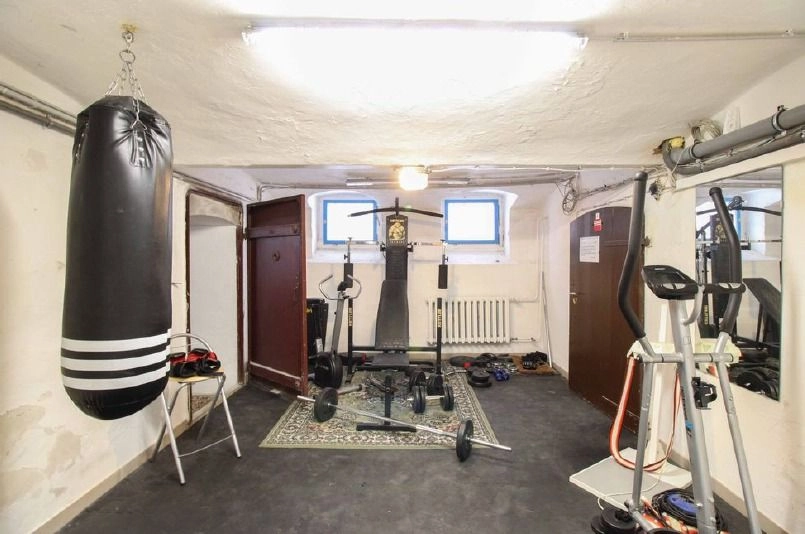 Fitnessraum im Studentenwohnheim Halberstadt